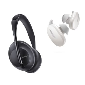 Pachet Bose Headphones 700 si Quiet Comfort Earbuds Black-Soapstone