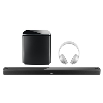 Pachet Soundbar Ultra cu Bas Bose 700 Black plus CADOU Headphones 700